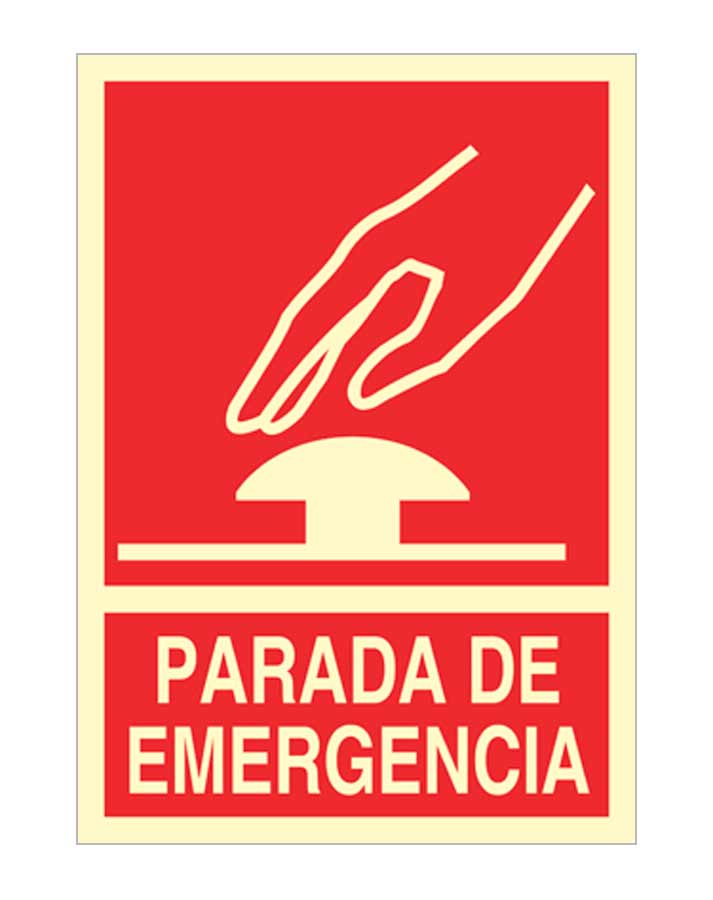 Comprar carteles de plástico para salidas de emergencia